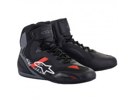 Tênis Alpinestars Faster 3 Rideknit Preto/Cinza/Vermelho