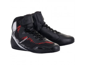 Tênis Alpinestars Faster 3 Rideknit Preto/Prata/Vermelho