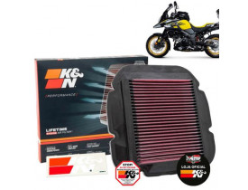 Filtro de Ar K&N V-Strom DL650 (TODAS) | DL1000 Seminovo