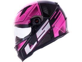 Capacete LS2 FF358 Ultra Black Pink
