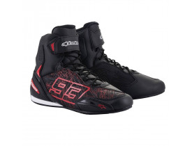 Tênis Alpinestars Austin Preto/Branco/Vermelho