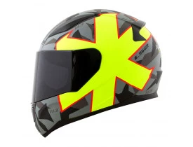 Capacete LS2 FF353 Pachoalin Matte Cinza/Amarelo
