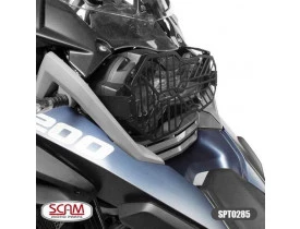Protetor Farol Aço Carbono Scam Bmw R1200GS 13-19