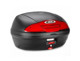 Baú Givi Monolock Simply de 45L Lente Vermelha