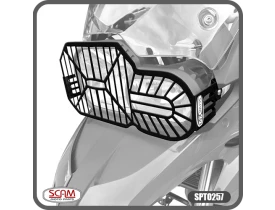 Protetor Farol Aço Carbono Scam Bmw 850GS ADV 18-