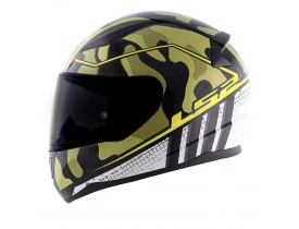 Capacete LS2 FF353 Bravado Preto/Camuflado/Amarelo