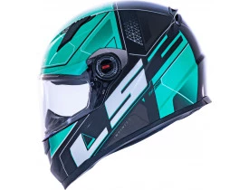 Capacete LS2 FF358 Ultra Black Green