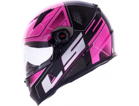 Capacete LS2 FF358 Ultra Black Pink