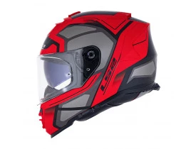 Capacete LS2 Storm FF800 Faster Matte Vermelho/Titanium