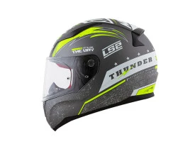 Capacete LS2 FF353 Rapid Thunder Matte Gray/White/Yellow