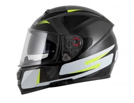 Capacete LS2 Vector Evo FF397 Astro Preto/Cinza/Amarelo