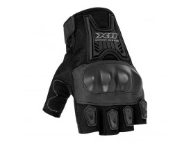 Luva X11 Blackout Verão C/ Protetor 1/2 Dedo Pto