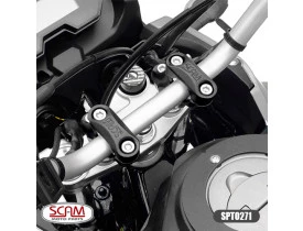 Riser Movel Scam Adaptador Guidão 22/28 Preto