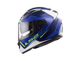 Capacete LS2 FF320 Stream Edge Azul/Branco